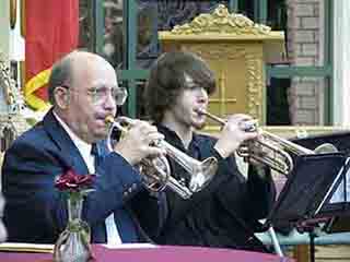 Frank - cornet, and Chris - trumpet